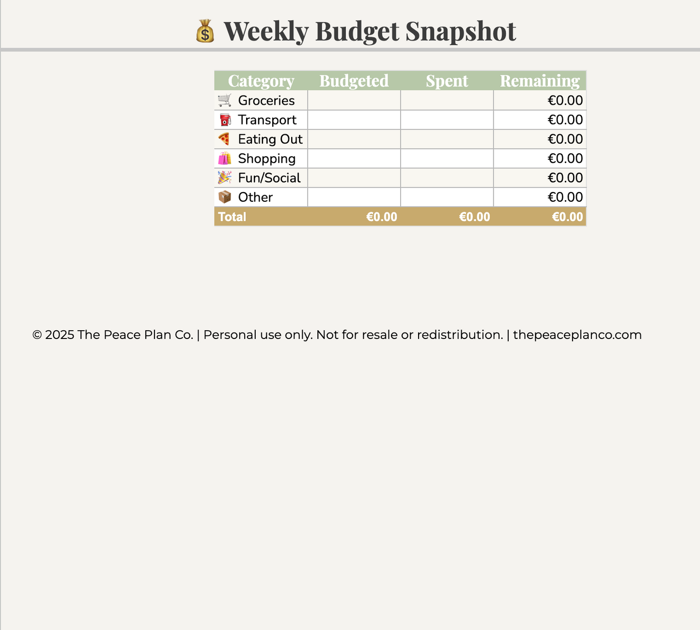 The Interactive Daily & Weekly Planner